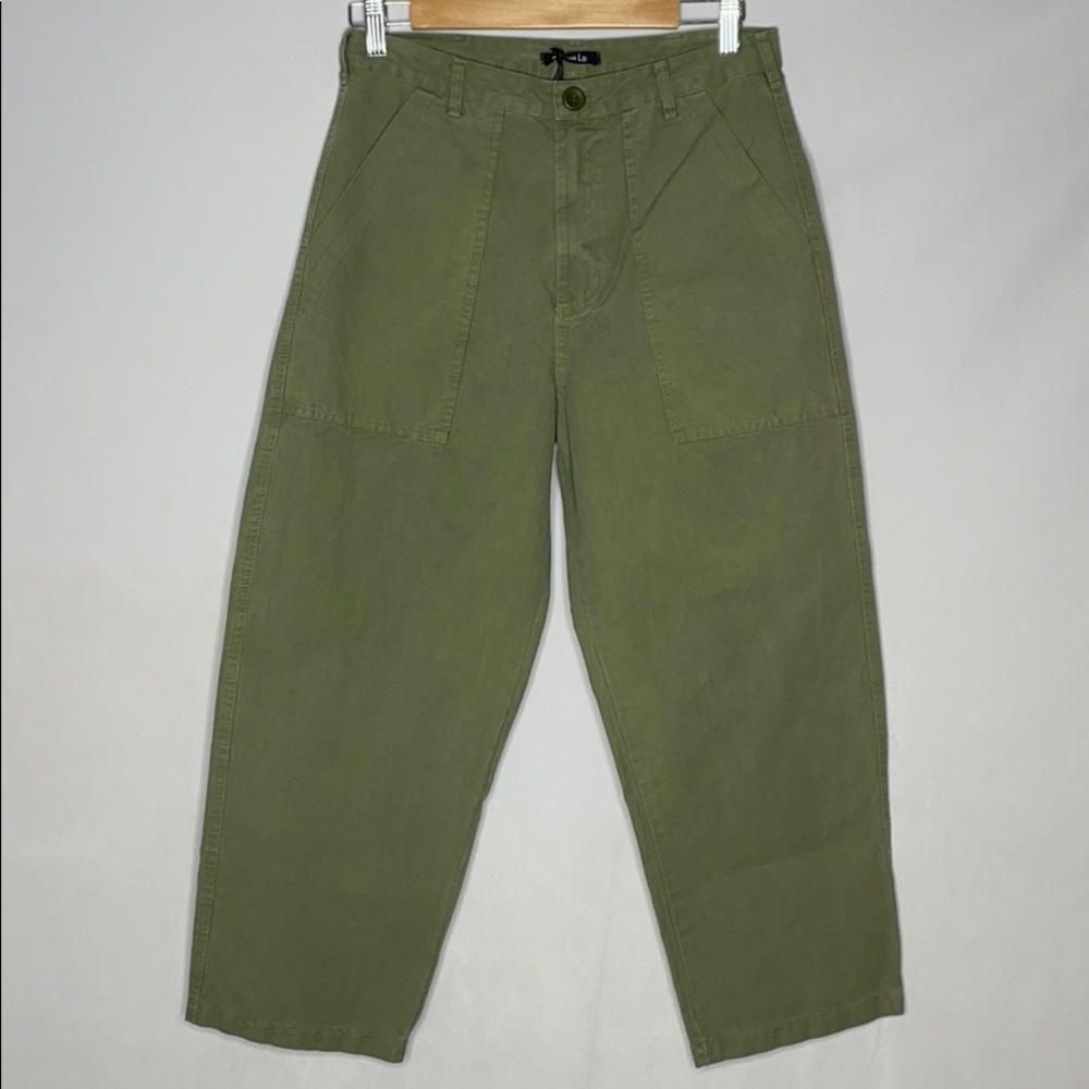 CRISTINA LEI WOMEN'S PANTS IN GREEN SIZE SMALL